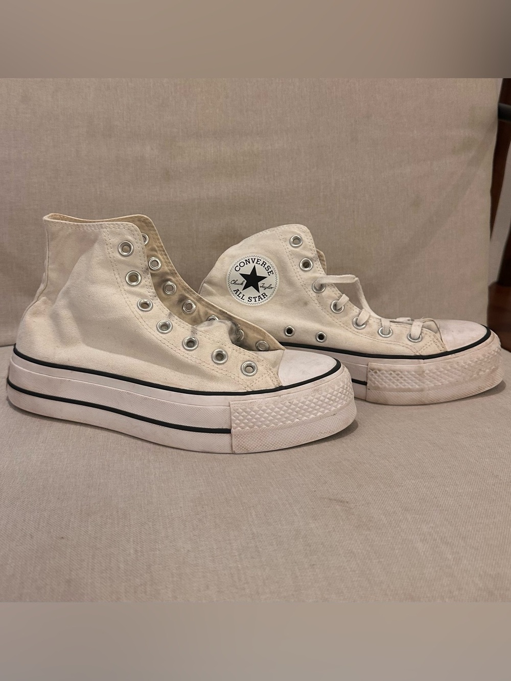 Converse Platform High Top Sneakers - Off-White